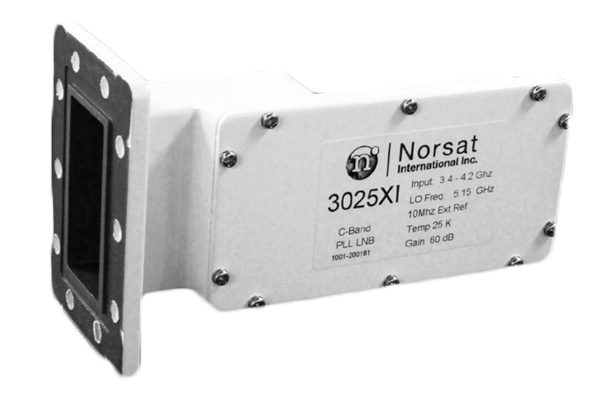 Model No. 3000XI, C‑Band tek bantlı PLL LNB