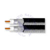 Cabo Dual RG6 Belden 1841A, 18 AWG BCCS, Foil + Malha, CM