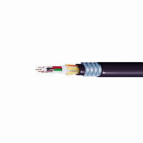 Cable exterior Belden GBDH848 Multi Loose Tube OFC MLT: ARAMID + PE + CST + PE con 6 tubos de Ø1.9mm 48f SM OS2 G.652.D & G.657.A1