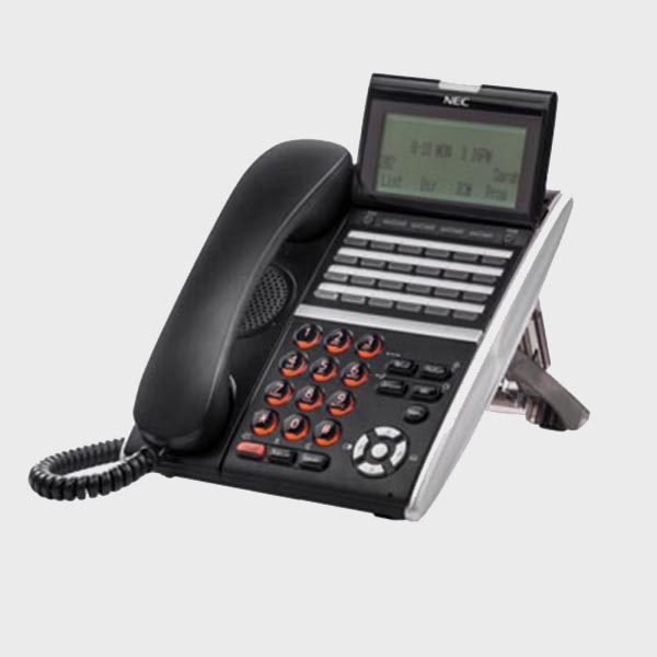 NEC Digital 24 düyməsinə ekran telefon modeli No. DTZ-24D-3P (BK) Tel