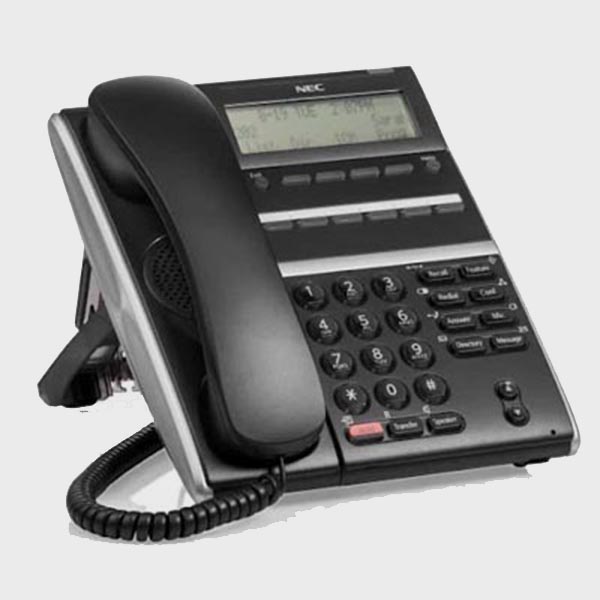 NEC Digital 6 botón Modelo de teléfono Modelo No. DTZ-6DE-3P (BK) Tel