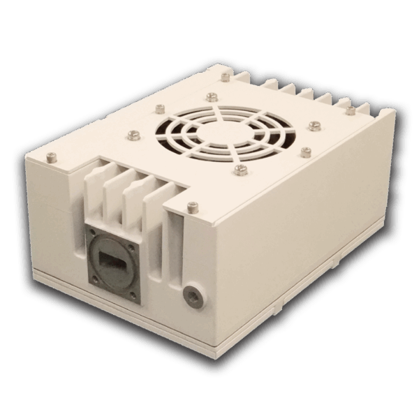 NJRC BUC عالمي 8W لنطاق Ku‑Band مع خيار PSU خارجي أو داخلي 150W