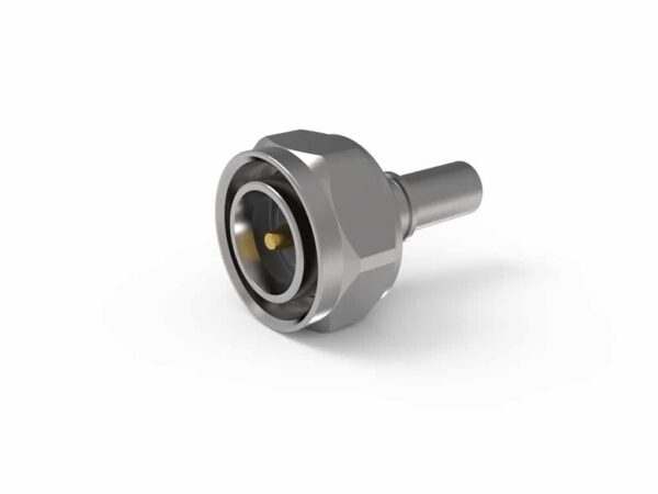 Разъем типа 4.3/10 mini DIN, прямой, обжимной, с пружинным контактом, EZ-240-4310M-X, от Times Microwave System