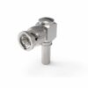 Conector Tipo BNC, ângulo reto, Crimpado, Contato com Mola, EZ-240-BM-RA-X, da Times Microwave System