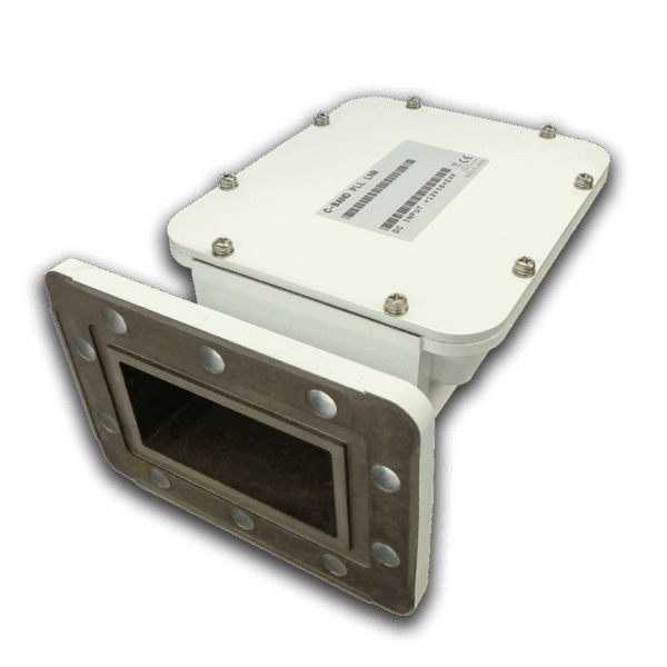 LNB PLL de banda C completa con referencia externa y tipo brida NJS8496E, frecuencia LO: 5.15 GHz, frecuencia IF: 950 a 1,750 MHz