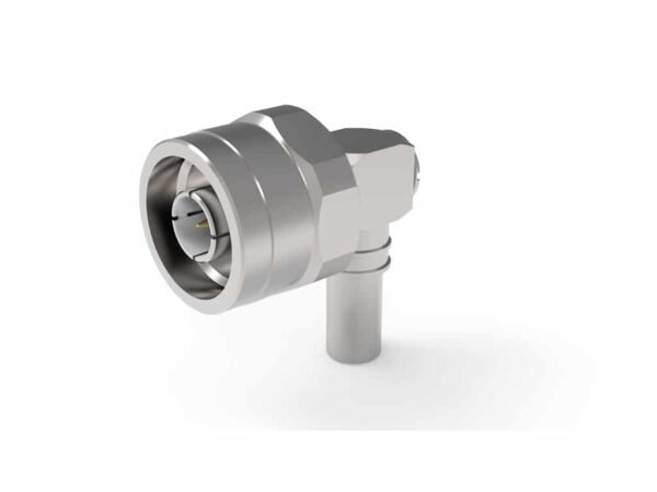 N tipa savienotājs, taisnā leņķī, krimpējams, lodējams, TC-240-NMH-RA-D, no Times Microwave System