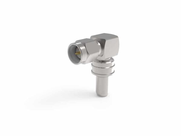 Conector tipo SMA, recto, crimpado, soldadura, TC-240-SM-RA-SS-D, de Times Microwave System