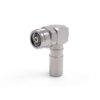 TC-400-TM-RP-RA-D, TNC-Mâle (fiche), angle droit, à souder, sertissage, pour câble coaxial LMR 400