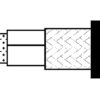 Belden H1000C1 50-ohm coaxial cable for wireless RF and VSAT applications