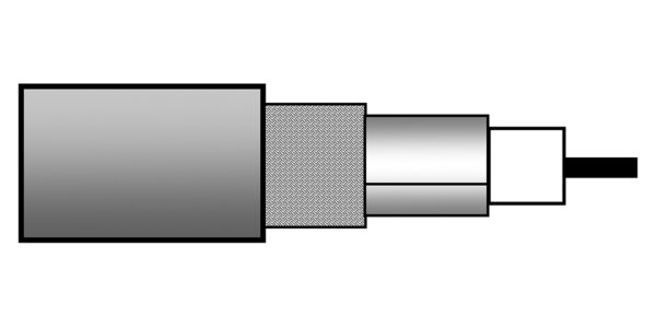 Belden H155A01 50-ohm coaxial cable for wireless RF and VSAT applications