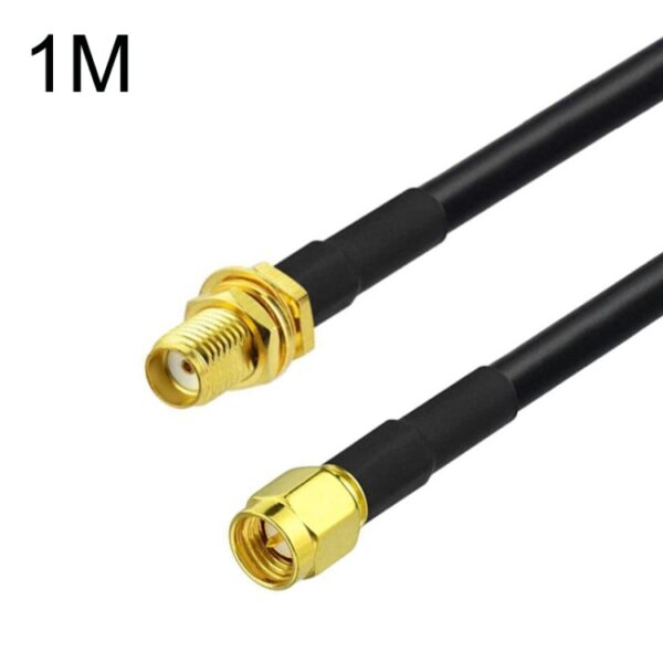 SMA Male To SMA Female RG58 Coaxial Adapter Cable, Cable Length: 1m