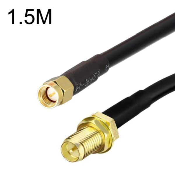 SMA Male To RP-SMA Female RG58 Coaxial Adapter Cable, Cable Length:1.5m