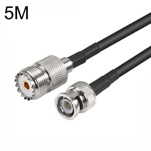 TBD0422755605.jpg BNC Male To UHF Female RG58 Coaxial Adapter Cable, Cable Length:5m