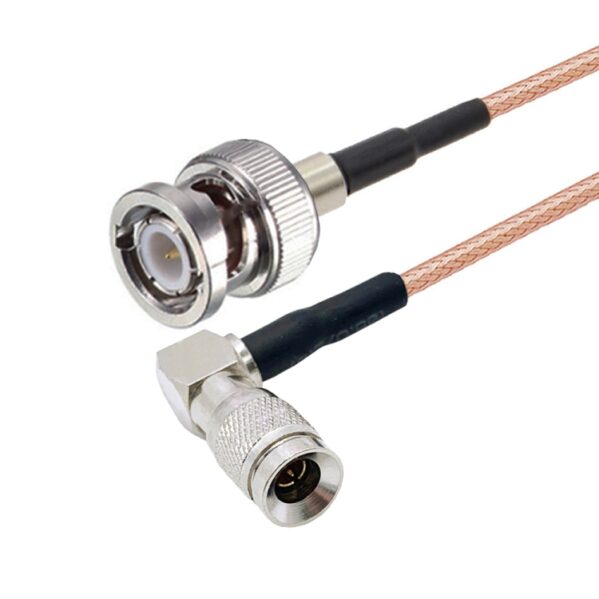 TBD0605151201.jpg 20cm CC4 Male Elbow To BNC Male Connector Cable RG179 Coaxial RF Cable