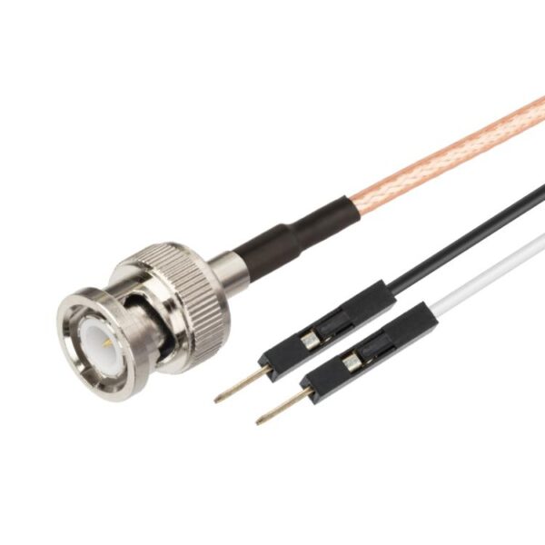 BNC Male To Dual DuPont Male RG316 RF Test Extension Adapter Cable(0.3m)