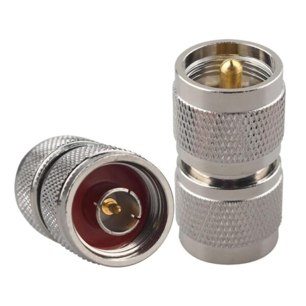 UHF Male To N Male Radio Frequency Coaxial Connector