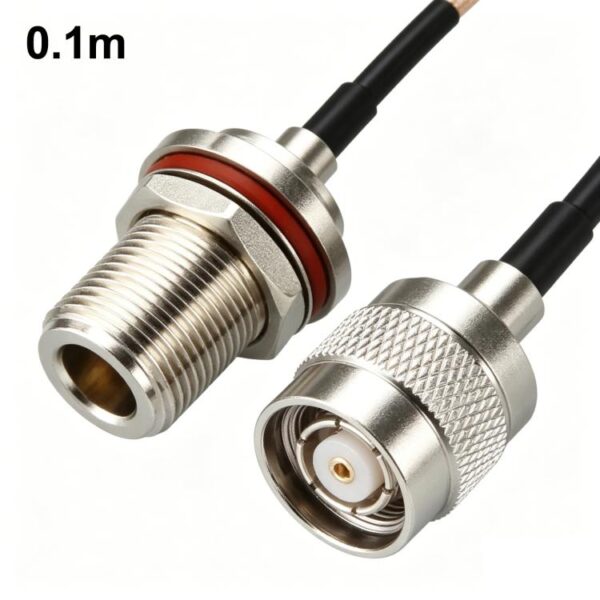 TNC Male To N Female RG316 Coaxial Cable, Length: 0.1m
